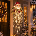✨🎅50% SLEVA | Křišťálové sněhové vločky závěsná LED vánoční světla, kouzelné osvětlení na verandu