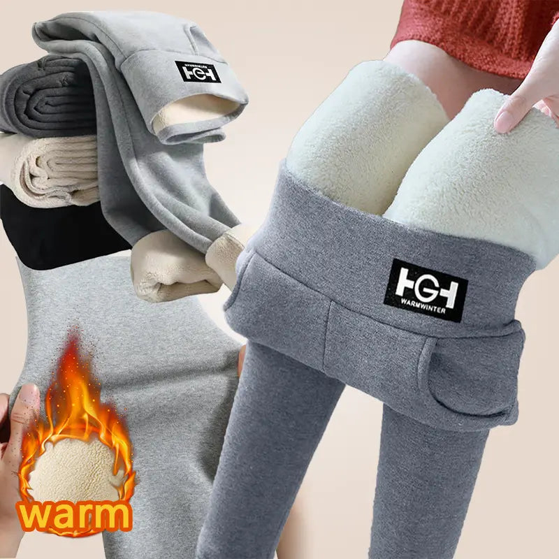 🔥50% SLEVA 【M–3XL】Dámské podzimně-zimní legíny z hustého sametu, vysoký pas, tlustá flísová podšívka, štíhlý střih, velké velikosti, na každodenní nošení