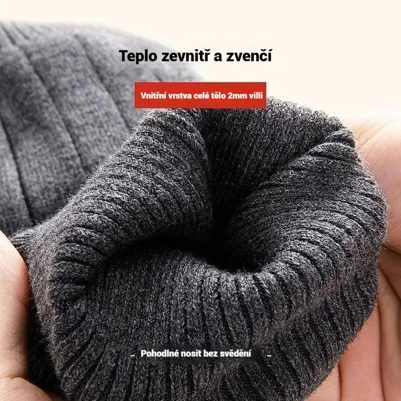 🚶🔥Kupte 1, získejte 1 zdarma! 【35–105 kg】Dlouhé zateplené chrániče kolen s umělou králičí srstí, 53 cm, ochrana kloubů proti chladu, pro muže i ženy