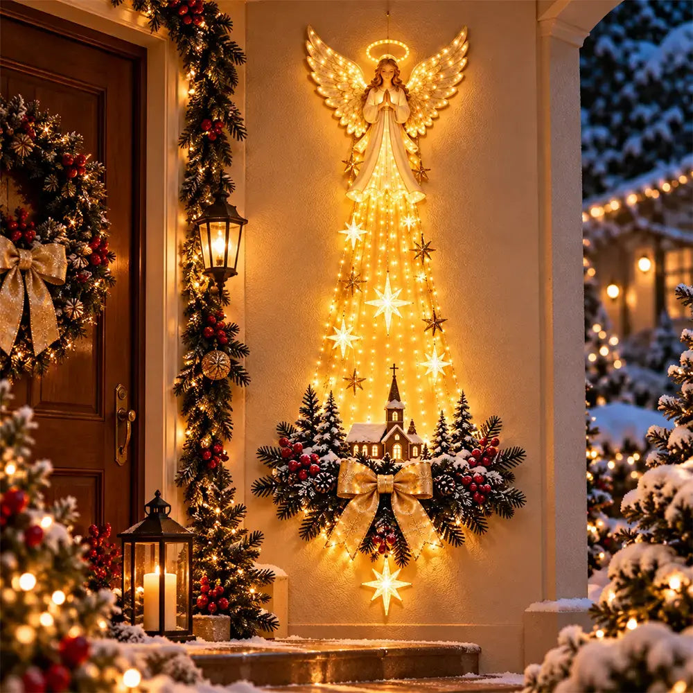 50% SLEVA 💡✨ Světelná nástěnná vánoční dekorace s betlémskou scénou, LED osvětlení, 3 vánoční motivy, DIY sestavení, vánoční výzdoba domu