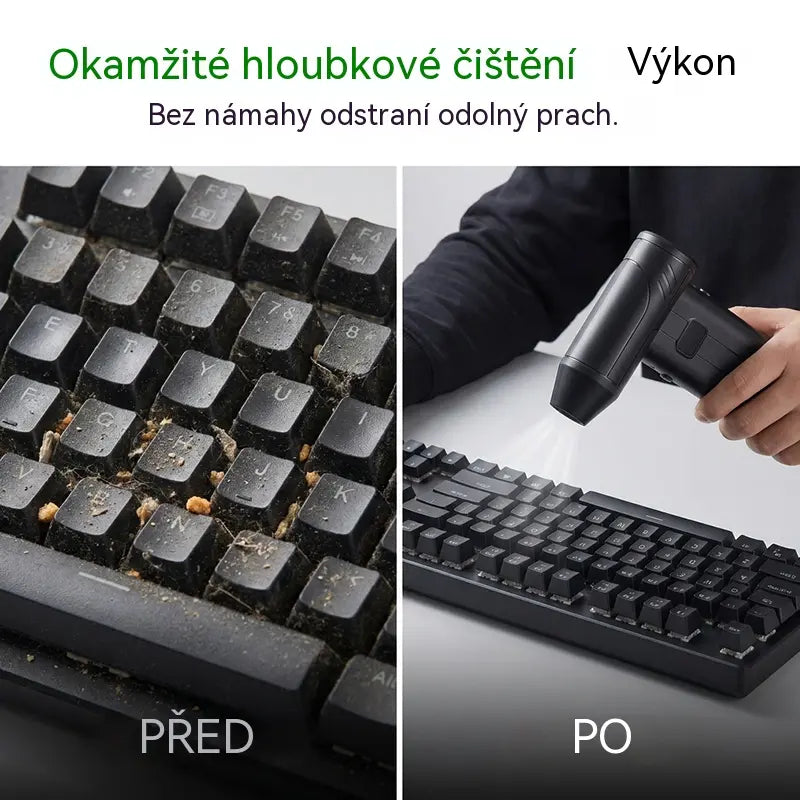 50% SLEVA🔥🌪️Výkonný ruční vysokorychlostní ventilátor X9, turbomotor, 6 rychlostí, LED svítilna, přenosný na kempování, čištění prachu a odstraňování sněhu