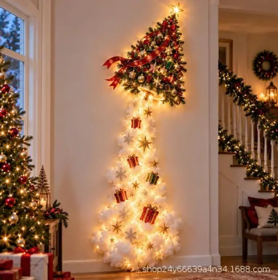 50% SLEVA🎄✨Vánoční nástěnné osvětlení Kouzelná stezka, LED vánoční dekorace na zeď, interiér i exteriér