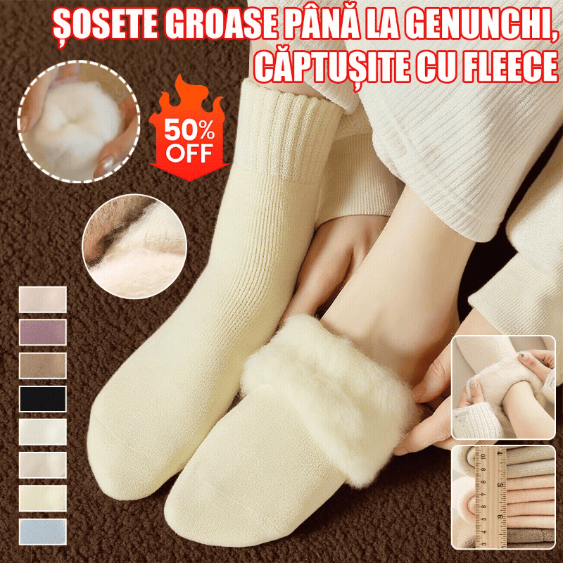 🧦 50% sleva | 6 párů ženských zimních ponožek 35–42, střední a dlouhé, super silné s hřejivou vlnou, elastické teplé podlahové ponožky