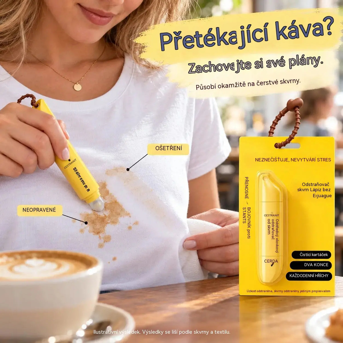 🔥【Kupte 1 a získejte 1 zdarma】🧼 Přenosné pero na odstraňování skvrn s dvojitou špičkou ✨ Okamžitý nouzový čistič oblečení (bez nutnosti oplachování); Ideální na skvrny od oleje a kávy