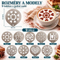 ☕ Nerezová ocelová forma na kávové latte art