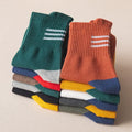 🔥10 párů ponožek za 550 Kč🧦 Dlouhé prodyšné bavlněné sportovní ponožky, pánské i dámské párové ponožky, stylové basketbalové ponožky na podzim a zimu, 10 barev