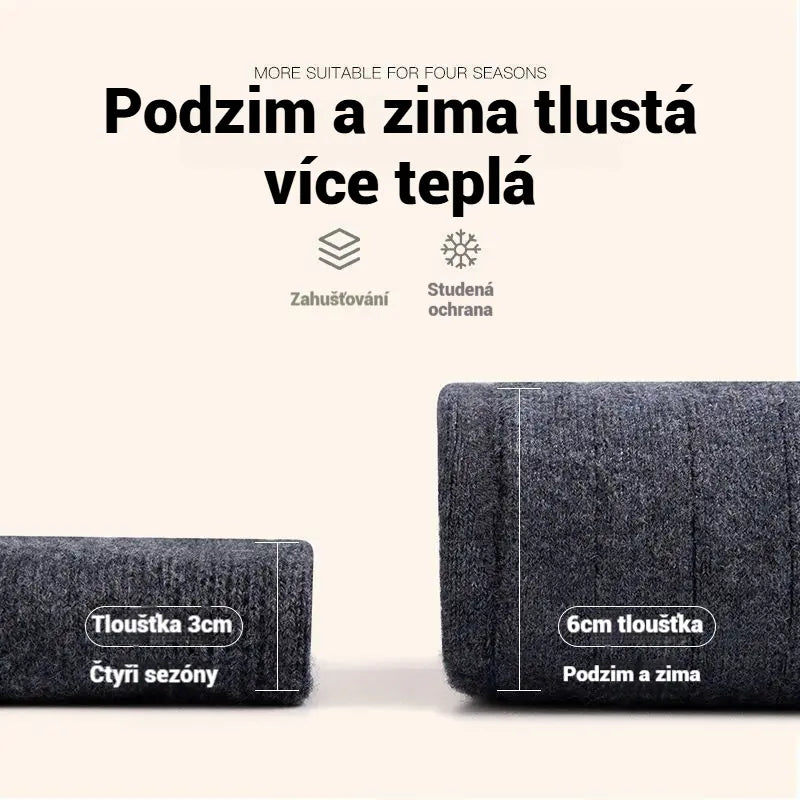 🚶🔥Kupte 1, získejte 1 zdarma! 【35–105 kg】Dlouhé zateplené chrániče kolen s umělou králičí srstí, 53 cm, ochrana kloubů proti chladu, pro muže i ženy