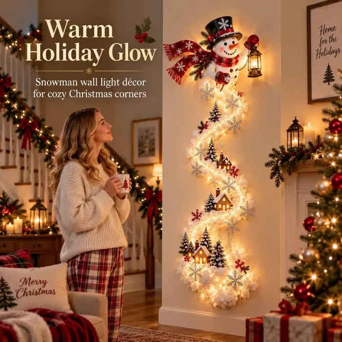 50% SLEVA🎄✨Vánoční nástěnné osvětlení Kouzelná stezka, LED vánoční dekorace na zeď, interiér i exteriér