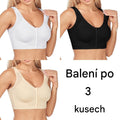 🔥50% SLEVA｜【3 ks】Podprsenka bez kostic s předním zapínáním, sportovní vesta, nastavitelná, pro běh a jógu, pro hmotnost 40–120 kg, prodyšná a pohodlná