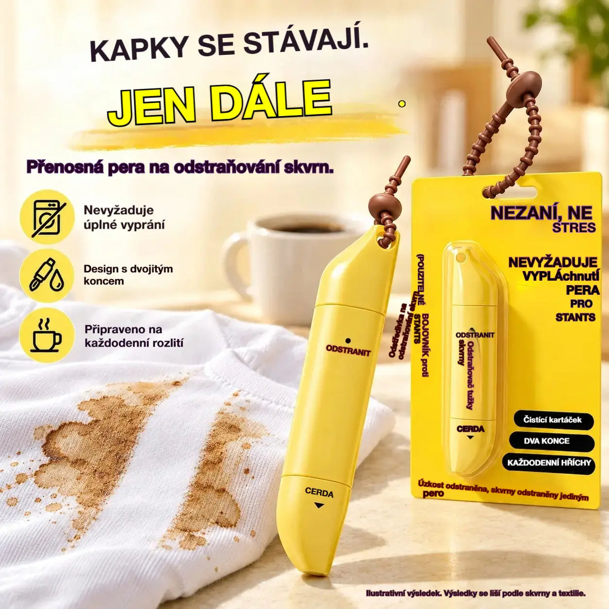 🔥【Kupte 1 a získejte 1 zdarma】🧼 Přenosné pero na odstraňování skvrn s dvojitou špičkou ✨ Okamžitý nouzový čistič oblečení (bez nutnosti oplachování); Ideální na skvrny od oleje a kávy
